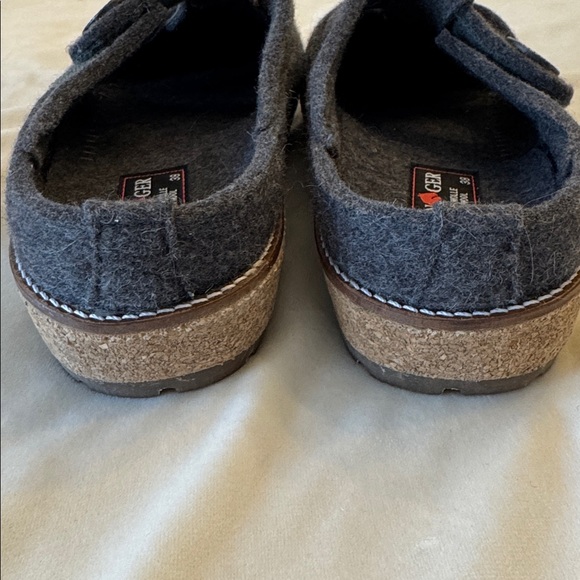 NWOB! Haflinger Boiled Wool Violeta Slipper Clog, sz 38 - Picture 9 of 11